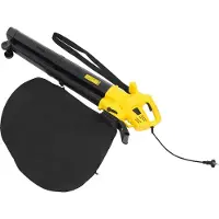 StarTech.com Laubbläser - Elektrisch 3000 W Doppelfunktion - DC-Betrieb ohne Akku - Handgebläse für Schnee, Staub und Laub