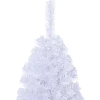 vidaXL "Winter Sale" Künstliche Weihnachtsbäume - Weiß Künstlicher Weihnachtsbaum mit Dicken Zweigen Weiß 210cm PVC DE9380047