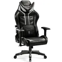 Diablo Chairs Diablo X-Ray Gaming Stuhl Bürostuhl Kinderschreibtischstuhl Schreibtischstuhl Armlehnen Ergonomisch Farbe: schwarz-Weiß, Größe Small