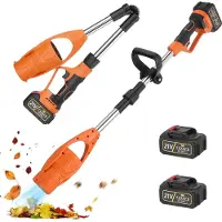 StarTech.com Laubbläser - 21V Akku Gebläse - 3,0 Ah Batterie Inklusive - Luftgeschwindigkeit Bis 240 km/h - 29.000 U/min Motor - Für Garten, Einfahrt, Terrasse - Orange