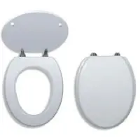 Novaservis Toilettensitz aus MDF, weiß