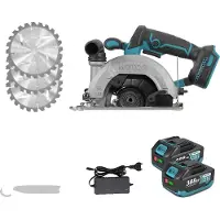OEM Kreissäge, bürstenloser Motor, verstellbarer Schnittwinkel, 2xBatterie Set