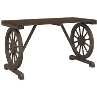 Syfax Gartentisch 115x55x65 cm Massivholz Tanne