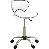 Syfax Bürostuhl dkd-home-decor Weiß Kunstleder höhenverstellbar schwenkbar 110 kg