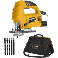 Vito Stichsäge 570W + 5 Holzblätter + Werkzeugtasche