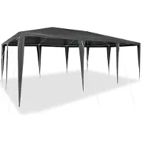 Syfax Party-Zelt Anthrazit 600 x 400 x 266 cm Polyethylen und Stahl