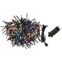 Expo Börse Cluster Lichterkette bunt 480 LEDs Innen und Außenbereich Party Kette