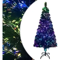 Syfax Künstlicher Weihnachtsbaum mit Ständer Grün 240 cm Glasfaser