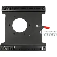 StarTech.com Wohnmobil/Transporter Sitz-Drehkonsole T5/T6 - Fahrerseite - Stahl 1,27 cm - Direkt verschraubbar - Maße 46,5×46 cm - Schwarz