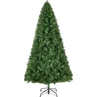 StarTech.com Künstlicher Weihnachtsbaum - Tannenbaum/Christbaum - Höhe 2,2 m - Naturgetreue Optik - 1346 Zweigspitzen - Stabiler Metallständer - Für Zuhause, Büro & Party