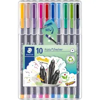 Staedtler Fineliner Triplus 334, 10er-Mix