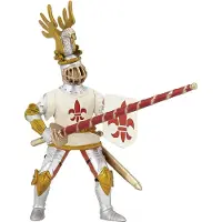 Papo Geschichte Weißer Ritter Fleur De Lys 39790