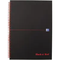 Oxford Spiralbuch Black 'n Red