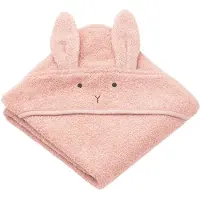 Liewood Albert Handtuch mit Kapuze, Rabbit Rose