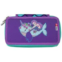 Jeva Federmäppchen m. Inhalt - Twozip - Rainbow Mermaid - - One Size - Federmäppchen