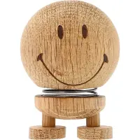 Hoptimist Smiley - Small - 6,6 cm - Raw Oak - - One Size - Dekoration