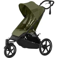 Cybex Avi Spin Joggingwagen, Black/Moss Green