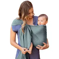 Moby Tragetücher - Baumwolle - Farn - Dusty Green - - One Size - Tragetücher