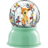 Djeco Nachtlicht Rehkitz Design aus Acrylglas, 2er Set, 11 x 11 x 14 cm