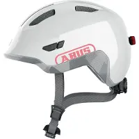 ABUS Fahrradhelm - Smiley 3.0 Ace LED - Glänzend White - - 50-54 cm - Fahrradhelme