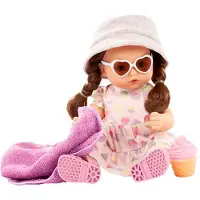Götz Puppe - Maxy Aquini - 42 cm - Eis am Stiel - Ice Cream - - One Size - Puppen