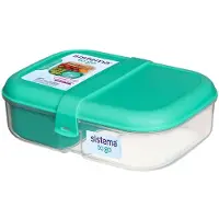 Sistema Brotdose - Ribbon Lunch To Go - 1.1 L - Türkis - - One Size - Brotdosen