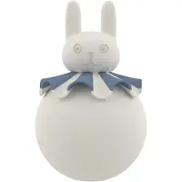 OYOY Nachtlampe - Kaninchen - 12 x 18,5 cm - Offwhite/Blau - - One Size - Nachtlicht