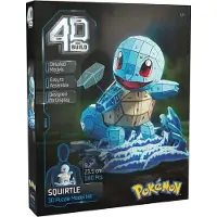 Spin Master 4D Build - Pokémon Schiggy - detailreicher 3D-Modellbausatz, 180 Stück(e), Cartoons, 12 Jahr(e)