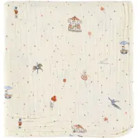 Cam Cam Decke - Musselin - 100x100 cm - Carousel - - One Size - Decken