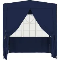 vidaXL "SALE 2026"Pavillons & Partyzelte - Blau Profi-Partyzelt mit Seitenwänden 2,5x2,5 m Blau 90 g/m² Stabli Möbel4311324