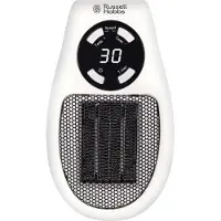 Russell Hobbs RHPH2001 Heater with Ceramic Plug-in Heater, 500 W, Adjustable The