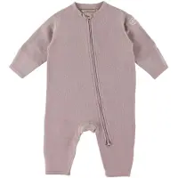 Voksi Fleece-Overall Merinowolle, Soft Grape, 86-92