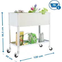 Simon Rack Stadtgarten SIMONGARDEN URBAN TOP MOB. 1200x600 GALVA/GALV