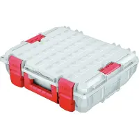 Kistenberg C Block Pro Werkzeugkoffer - robustes modulares Aufbewahrungssystem - 450 x 380 x 135 mm - grau