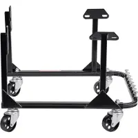 Vevor Motorständer 750 lbs/340 kg Motorhebevorrichtung mit 4 Rollen, hochbelastbarer Stahl