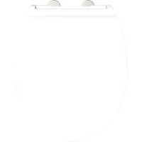 Schutte WC-Sitz passend für Villeroy & Boch OMNIA, mit Absenkautomatik und Schnellverschluss, weiß