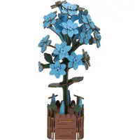 Lobbes 3D-Bausatz aus Holz Hyazinthe - 115 Teile.