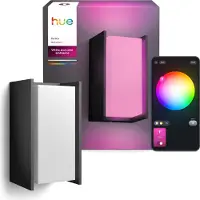 Philips Hue Turaco Wandleuchte Anthrazit Außenbereich