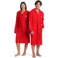 Arena Bademantel Zeppeling Light - Red-white - XXL