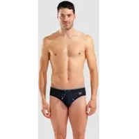 Arena Badehose Slip 8 cm Herren Einfarbig - Black-sage - 7