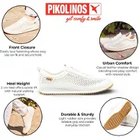 Pikolinos Herren Slipper Sneaker Leder Liverpool M2A-6252, Größe:45 EU, Farbe:Weiß