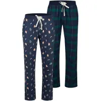 Happy Shorts Herren Pyjamahose ChristmasSchlafhose, Nacht Hose, Loungehose