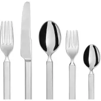 Alessi Besteckset Dry Stainless Steel Mirror Polished (5-teilig)