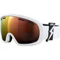 POC - Skibrille - Fovea Mid Blixten White/Partly Sunny Orange - Weiß
