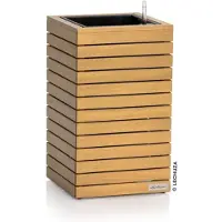 Lechuza Pflanzgefäß 'Palo Natural Wood 35', ca. 35 x 35 x H 59 cm