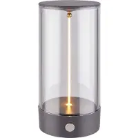 Briloner LED Tischlampe Akku LED Tischleuchte Kabellos 4-Stufen Schaltung Warmweiß
