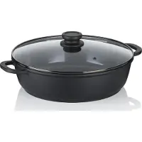 kela Servierschale Atura Schwarz 32 cm
