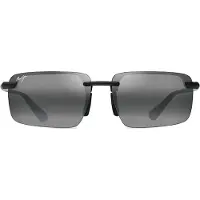 Maui jim MJ0626S Unisex-Sonnenbrille Vollrand Quadratisch Nylon-Gestell, schwarz