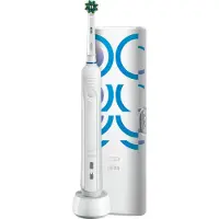 Oral-B | Elektrische Zahnbürste - Pro 1750 - Weiß - Design Edition - Effektive Plaque-Entfernung