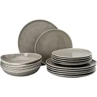 Rosenthal Junto - Pearl Grey - Set 18-tlg. mit Tellern